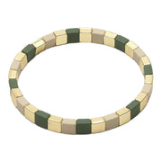 groen enamel armband