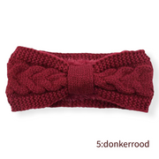 Haarband / Oorwarmer winterwarm breisel met fleece voering - HAIRPIN.NU