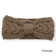 Haarband / Oorwarmer winterwarm breisel met fleece voering - HAIRPIN.NU