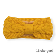 Haarband / Oorwarmer winterwarm breisel met fleece voering - HAIRPIN.NU